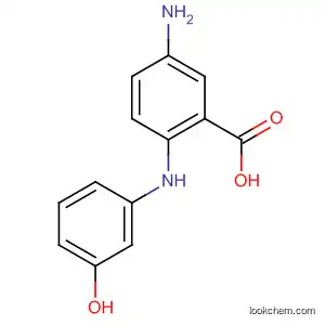 Molecular Structure of 765288-65-1 (Benzoic acid, 5-amino-2-[(3-hydroxyphenyl)amino]-)