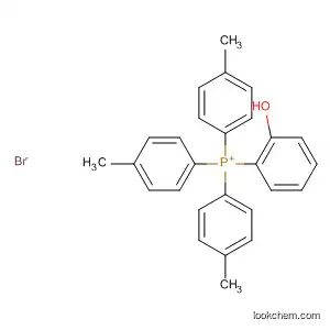 Molecular Structure of 844468-45-7 (Phosphonium, (2-hydroxyphenyl)tris(4-methylphenyl)-, bromide)