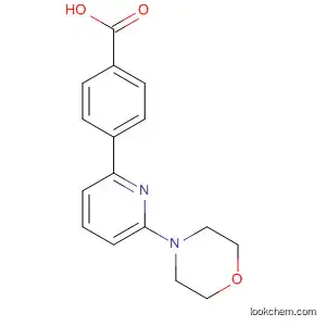 Molecular Structure of 860495-87-0 (Benzoic acid, 4-[6-(4-morpholinyl)-2-pyridinyl]-)