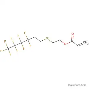 Molecular Structure of 866208-89-1 (2-Propenoic acid, 2-[(3,3,4,4,5,5,6,6,6-nonafluorohexyl)thio]ethyl ester)