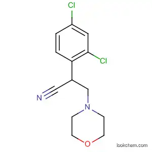 Molecular Structure of 866251-14-1 (4-Morpholinepropanenitrile, a-(2,4-dichlorophenyl)-)