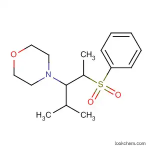 Molecular Structure of 866251-98-1 (Morpholine, 4-[1-(1-methylethyl)-2-(phenylsulfonyl)propyl]-)