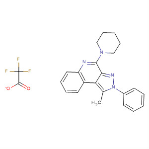 2H-Pyrazolo[3,4-c]quinoline, 1-methyl-2-phenyl-4-(1-piperidinyl)-,trifluoroacetate(912450-87-4)