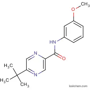 Molecular Structure of 879131-33-6 (Pyrazinecarboxamide, 5-(1,1-dimethylethyl)-N-(3-methoxyphenyl)-)