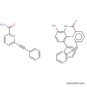 Molecular Structure of 881843-67-0 (2-Pyridinecarboxamide,
N,N'-(oxydi-4,1-phenylene)bis[6-(phenylethynyl)-)