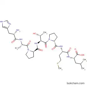 Molecular Structure of 883904-30-1 (L-Leucine, L-histidyl-L-alanyl-L-prolyl-L-threonyl-L-prolyl-L-methionyl-)