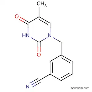 Molecular Structure of 897392-83-5 (Benzonitrile,
3-[(3,4-dihydro-5-methyl-2,4-dioxo-1(2H)-pyrimidinyl)methyl]-)
