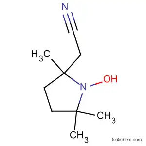 Molecular Structure of 918309-40-7 (1-Pyrrolidinyloxy, 2-(cyanomethyl)-2,5,5-trimethyl-)