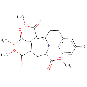 Molecular Structure of 13280-50-7 (Azepino[1,2-a]quinoline-7,8,9,11-tetracarboxylic acid,
3-bromo-10,11-dihydro-, tetramethyl ester)