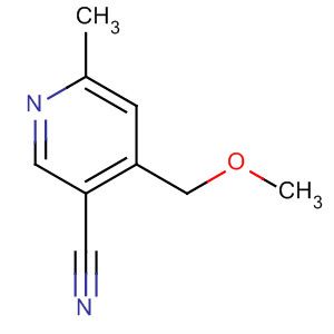 Molecular Structure of 13600-50-5 (3-Pyridinecarbonitrile, 4-(methoxymethyl)-6-methyl-)