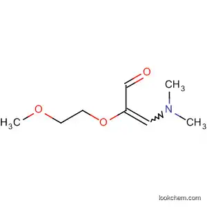 Molecular Structure of 15131-88-1 (2-Propenal, 3-(dimethylamino)-2-(2-methoxyethoxy)-)