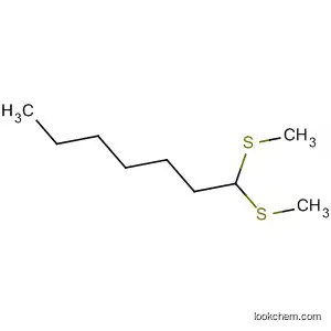 Molecular Structure of 15486-59-6 (Heptane, 1,1-bis(methylthio)-)