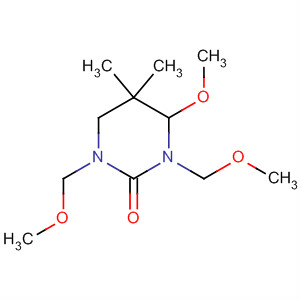 Molecular Structure of 17272-70-7 (2(1H)-Pyrimidinone,
tetrahydro-4-methoxy-1,3-bis(methoxymethyl)-5,5-dimethyl-)