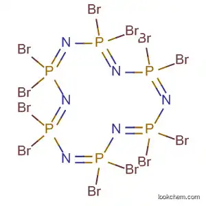 Molecular Structure of 17497-82-4 (2,2,4,4,6,6,8,8,10,10,12,12-Dodecabromo-1,3,5,7,9,11-hexaaza-2,4,6,8,10,12-hexaphospha(V)cyclododeca-1,3,5,7,9,11-hexene)