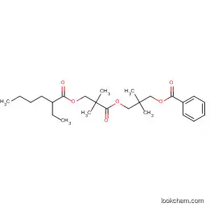 Molecular Structure of 919106-21-1 (Hexanoic acid, 2-ethyl-,
3-[3-(benzoyloxy)-2,2-dimethylpropoxy]-2,2-dimethyl-3-oxopropyl ester)