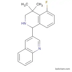 Quinoline, 3-(5-fluoro-1,2,3,4-tetrahydro-4,4-dimethyl-1-isoquinolinyl)-