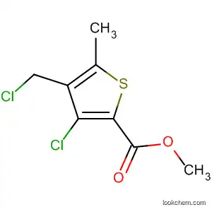 Molecular Structure of 929021-32-9 (2-Thiophenecarboxylic acid, 3-chloro-4-(chloromethyl)-5-methyl-, methyl
ester)