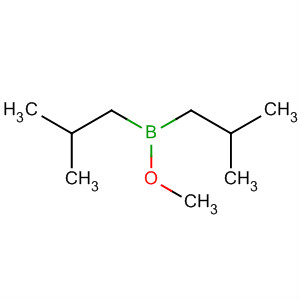 Molecular Structure of 17832-17-6 (Borinic acid, bis(2-methylpropyl)-, methyl ester)