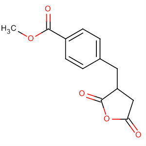 Molecular Structure of 19917-07-8 (Benzoic acid, 4-[(tetrahydro-2,5-dioxo-3-furanyl)methyl]-, methyl ester)