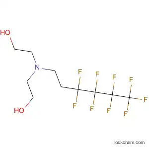 Molecular Structure of 27607-40-5 (Ethanol, 2,2'-[(3,3,4,4,5,5,6,6,6-nonafluorohexyl)imino]bis-)