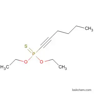 Molecular Structure of 30238-05-2 (Phosphonothioic acid, 1-hexynyl-, O,O-diethyl ester)