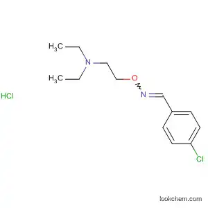 Molecular Structure of 31856-80-1 (Benzaldehyde, 4-chloro-, O-[2-(diethylamino)ethyl]oxime,
monohydrochloride)