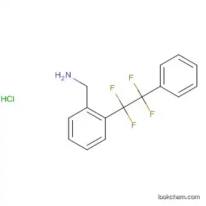 Molecular Structure of 36081-72-8 (Benzenemethanamine, 2-(1,1,2,2-tetrafluoro-2-phenylethyl)-,
hydrochloride)