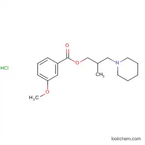 Benzoic acid, 3-methoxy-, 2-methyl-3-(1-piperidinyl)propyl ester,
hydrochloride