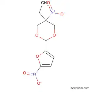 Molecular Structure of 39116-13-7 (1,3-Dioxane, 5-ethyl-5-nitro-2-(5-nitro-2-furanyl)-)