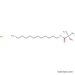 Molecular Structure of 41568-47-2 (Alanine, 2-methyl-, dodecyl ester, hydrochloride)