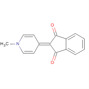 Molecular Structure of 49803-29-4 (1H-Indene-1,3(2H)-dione, 2-(1-methyl-4(1H)-pyridinylidene)-)