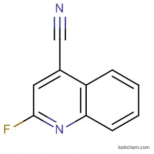 Molecular Structure of 50504-19-3 (4-Quinolinecarbonitrile, 2-fluoro-)