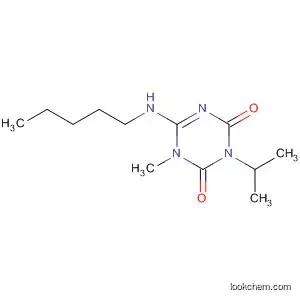 Molecular Structure of 51236-26-1 (1,3,5-Triazine-2,4(1H,3H)-dione,
6-(butylmethylamino)-1-methyl-3-(1-methylethyl)-)