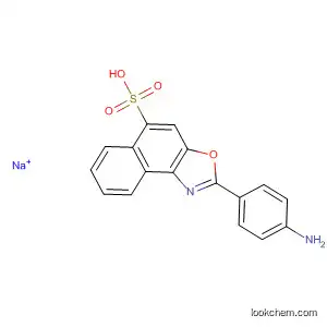Molecular Structure of 52469-56-4 (Naphth[1,2-d]oxazole-5-sulfonic acid, 2-(4-aminophenyl)-, monosodium
salt)