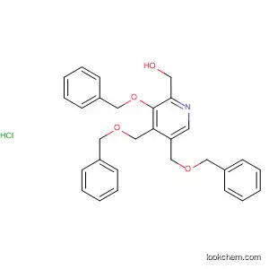 Molecular Structure of 53580-92-0 (2-Pyridinemethanol,
3-(phenylmethoxy)-4,5-bis[(phenylmethoxy)methyl]-, hydrochloride)