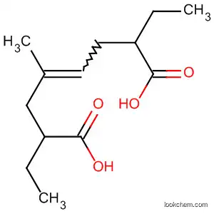 Molecular Structure of 55005-88-4 (4-Octenedioic acid, 2,7-diethyl-4-methyl-)