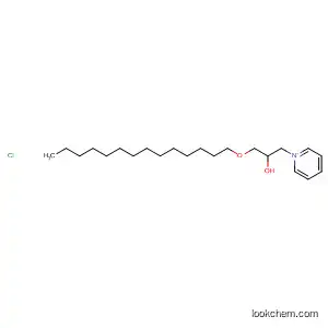 Molecular Structure of 55034-82-7 (Pyridinium, 1-[2-hydroxy-3-(tetradecyloxy)propyl]-, chloride)