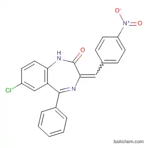 Molecular Structure of 55056-33-2 (2H-1,4-Benzodiazepin-2-one,
7-chloro-1,3-dihydro-3-[(4-nitrophenyl)methylene]-5-phenyl-)