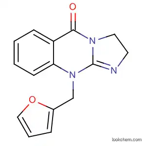 Molecular Structure of 55536-49-7 (Imidazo[2,1-b]quinazolin-5(3H)-one, 10-(2-furanylmethyl)-2,10-dihydro-)