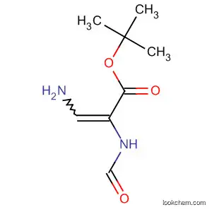 Molecular Structure of 55947-48-3 (2-Propenoic acid, 3-amino-2-(formylamino)-, 1,1-dimethylethyl ester)