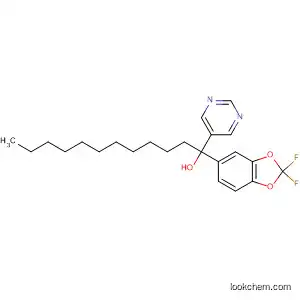 Molecular Structure of 56426-01-8 (5-Pyrimidinemethanol, a-(2,2-difluoro-1,3-benzodioxol-5-yl)-a-undecyl-)