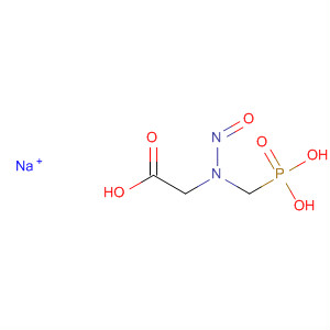 Glycine, N-nitroso-N-(phosphonomethyl)-, monosodium salt