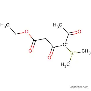 Molecular Structure of 56519-23-4 (Sulfonium, dimethyl-, 1-acetyl-4-ethoxy-2,4-dioxobutylide)