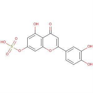 4H-1-Benzopyran-4-one,
2-(3,4-dihydroxyphenyl)-5-hydroxy-7-(sulfooxy)-