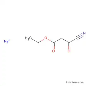 Molecular Structure of 56860-49-2 (Propanoic acid, 3-cyano-3-oxo-, ethyl ester, ion(1-), sodium)