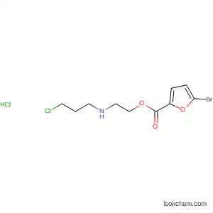 Molecular Structure of 56866-51-4 (2-Furancarboxylic acid, 5-bromo-, 2-[(2-chloroethyl)methylamino]ethyl
ester, hydrochloride)