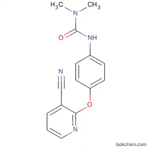 Molecular Structure of 57190-94-0 (Urea, N'-[4-[(3-cyano-2-pyridinyl)oxy]phenyl]-N,N-dimethyl-)