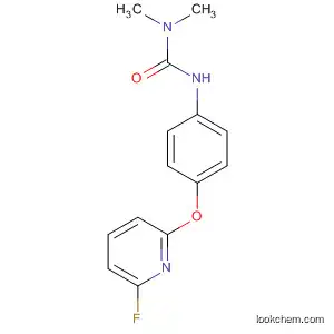 Molecular Structure of 57191-11-4 (Urea, N'-[4-[(6-fluoro-2-pyridinyl)oxy]phenyl]-N,N-dimethyl-)