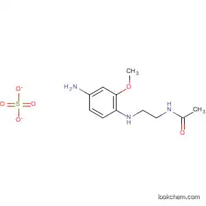 Molecular Structure of 57838-73-0 (Acetamide, N-[2-[(4-amino-2-methoxyphenyl)amino]ethyl]-, sulfate (1:1))