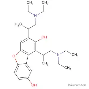 Molecular Structure of 57848-60-9 (1-Propanamine, 3,3'-[2,8-dibenzofurandiylbis(oxy)]bis[N,N-diethyl-)